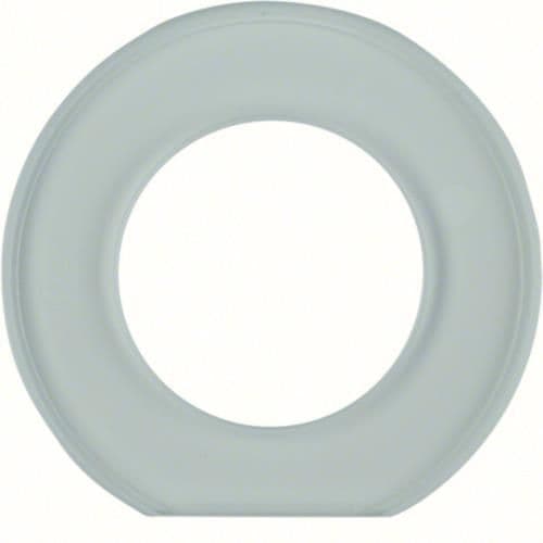 Plaque de recouvrement terminale Berker serie Glas clair vue 1