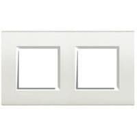 LivingLight - plaque rectangulaire 2 x 2 modules 71mm Blanc vue 1