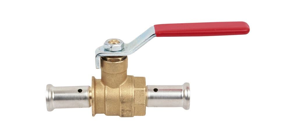 Henco vanne à bille 2 x sertir D16 vue 1