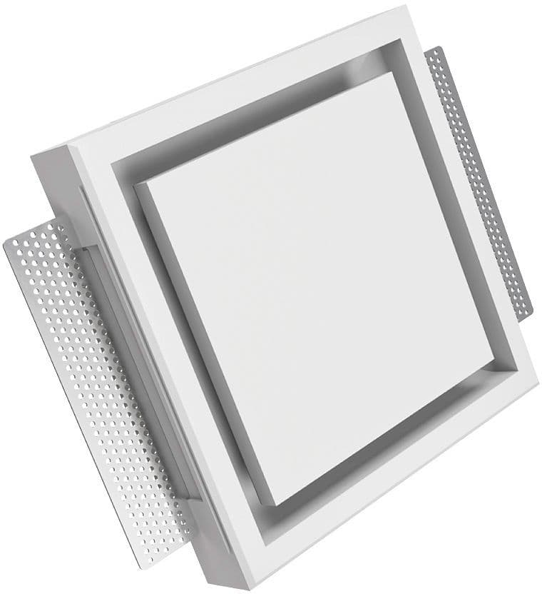 BOUCHE DES.ERGOVENT PLATRE KVADRO 125MM vue 1