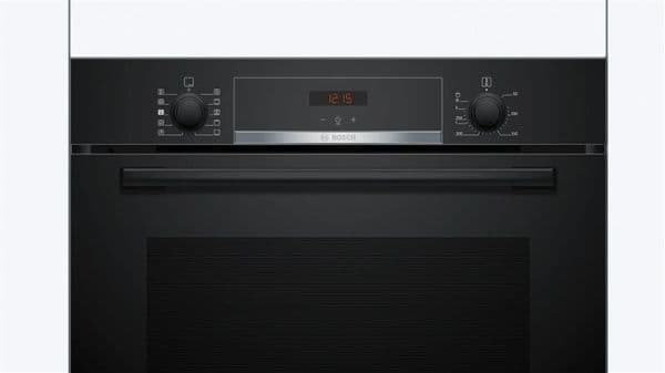 Four serie 4 multifonction 60cm, classe A+, 8 modes de cuisson, Added Steam, EcoClean, display Rouge vue 1