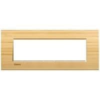 LivingLight - plaque rectangulaire 7 modules Bambou vue 1