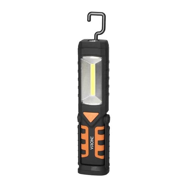 Lampe de travail Led COB rechargeable 3W + 1W Led 1200mAh avec batterie externe vue 1