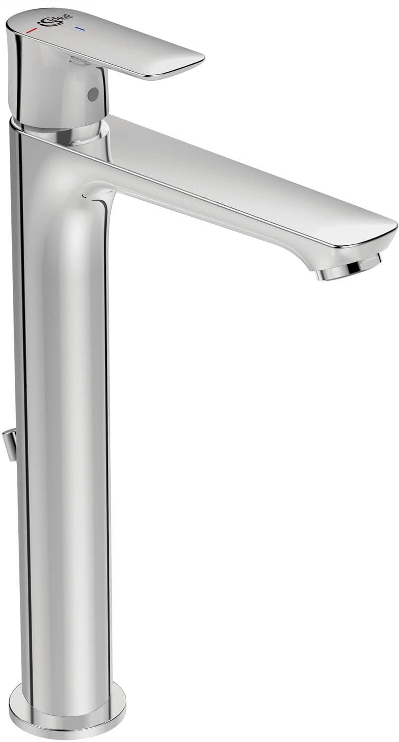 MITIGEUR LAVABO CONNECT AIR IS HAUT COLDSTART VIDAGE AUTOMATIQUE CHROME vue 1