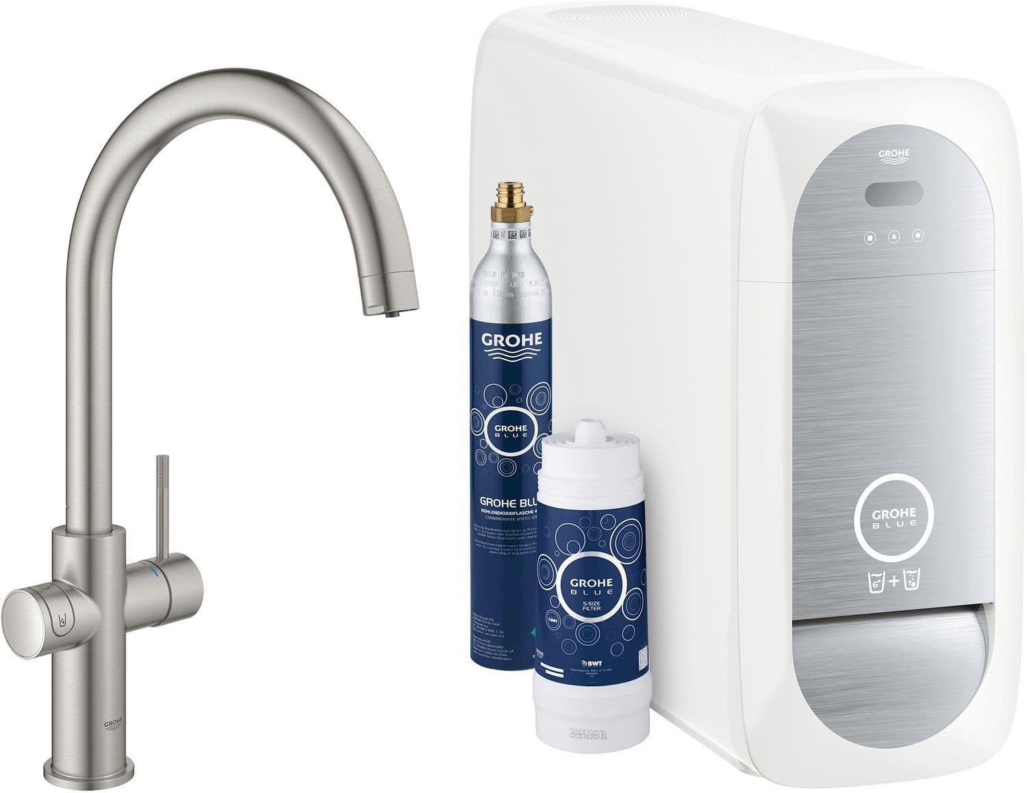MITIGEUR CUISINE BLUE HOME C-BEC KIT DE DEMARRAGE WIFI SUPERSTEEL vue 1