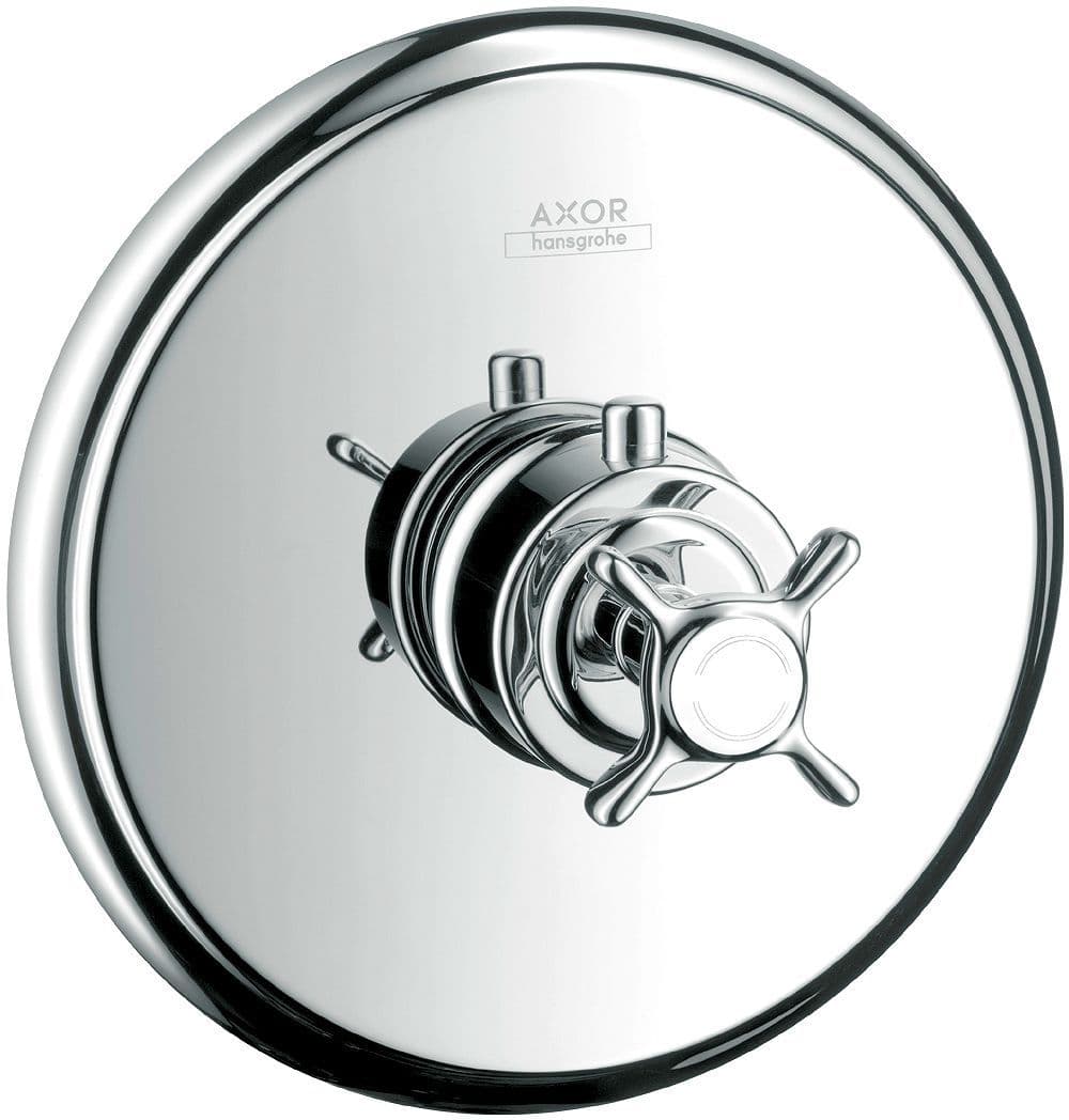SET DE FINITION THERMOSTAT MONTREUX HANSGROHE NICKLE BROSSE vue 1
