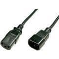 Cordon d'alimentation de 3m IEC C13 - IEC C14 - 250V Noir vue 1