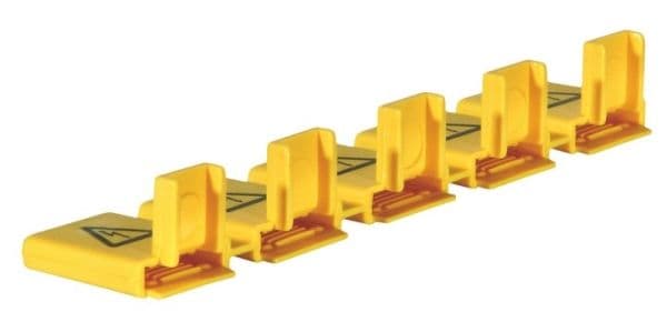 Isolation 5 modules Jaune en PC pour peignes vue 1