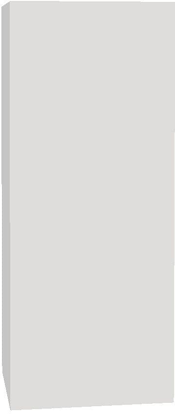DEMI COLONNE COFFEE 1 PORTE DROITE 40 GRIS VELOURS MAT vue 1