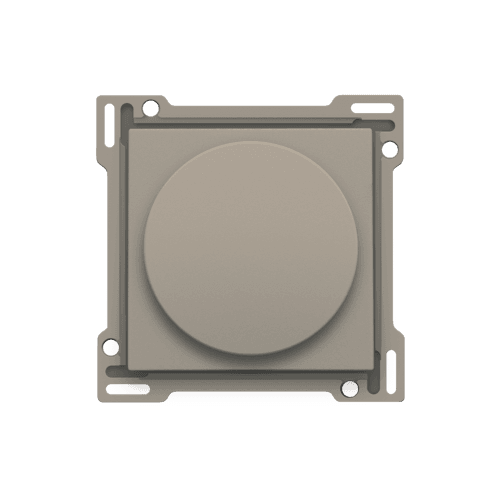 Set de finition pour variateur à bouton rotatif ou régulateur de vitesse, incl. bouton rotatif, couleur bronze coated vue 1