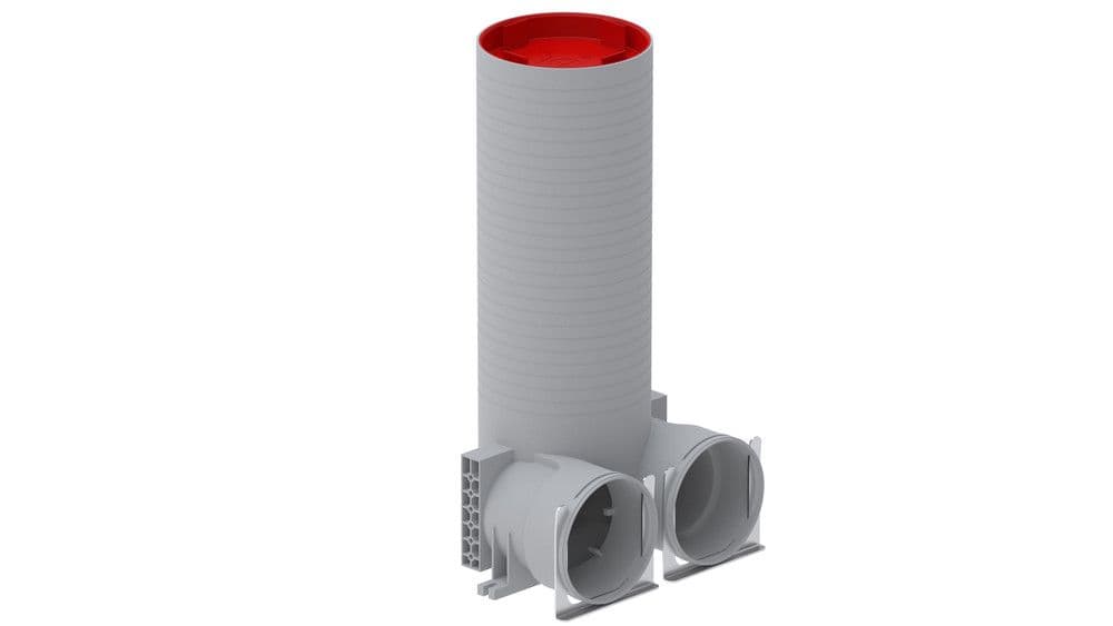 ZEH PLENUM TVA P D125/2XD90 vue 1