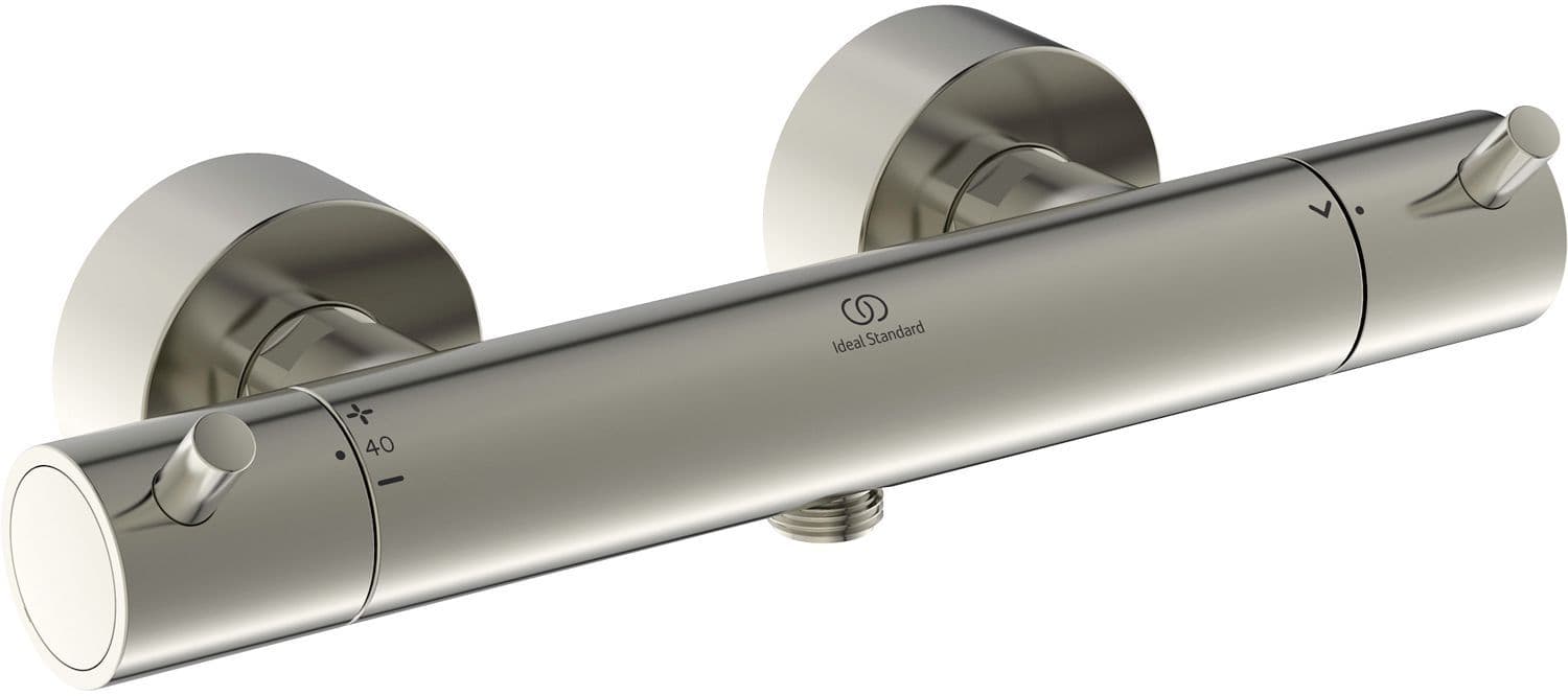 THERMOSTAT DOUCHE CERATHERM T125 IDEAL STANDARD POIGNEES DE GOUPILLE LOOK RVS vue 1