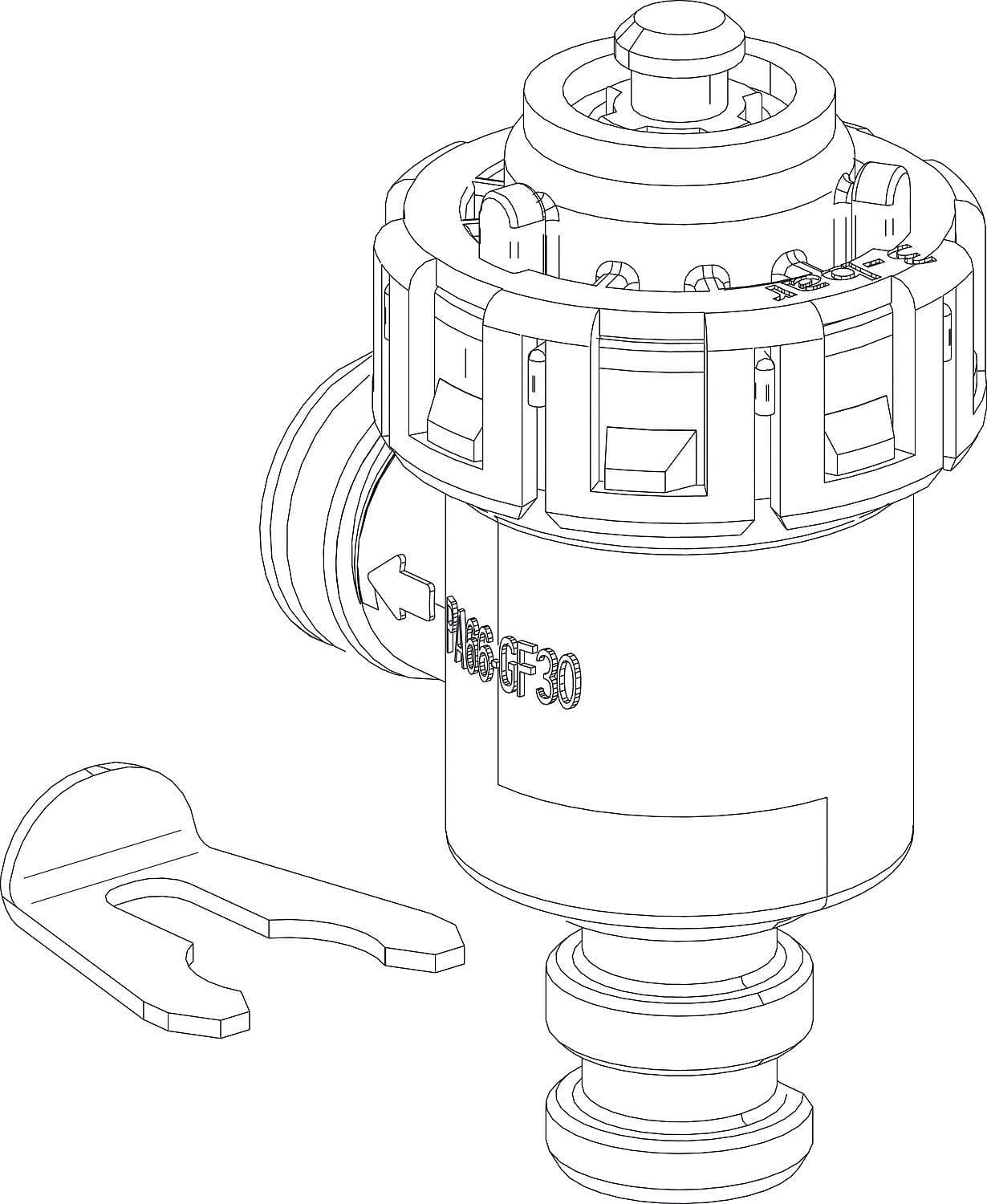 SOUPAPE DE SÉCURITÉ 3BAR BOSCH vue 1