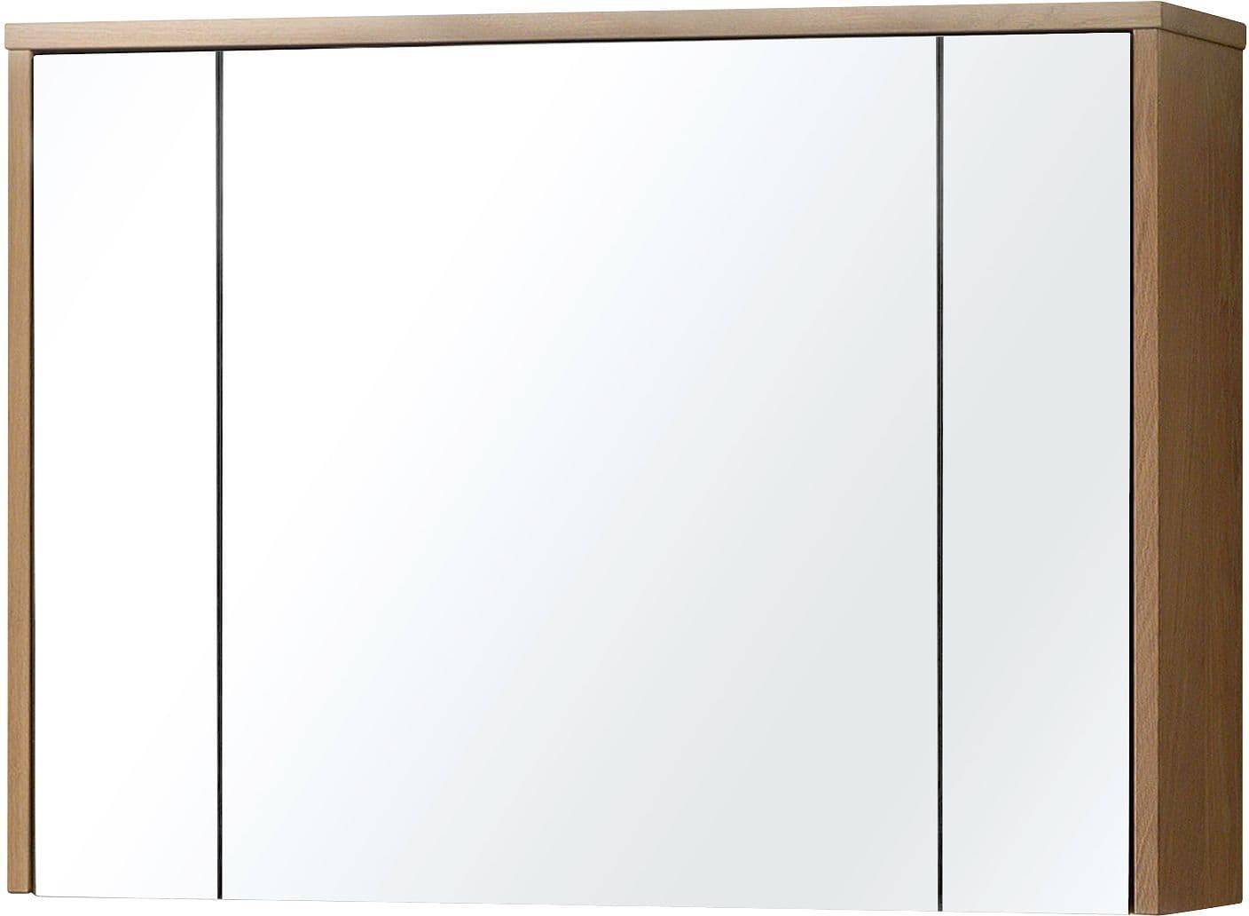 ARMOIRE TOILETTE COMBO MASSIF/MOLTO/CRAFT 3 PORTES 90CM CHENE vue 1