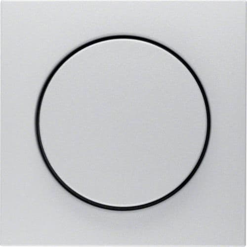 Enjoliveur pour variateur rotatif Berker S.1 IP44, Alu, mat vue 1