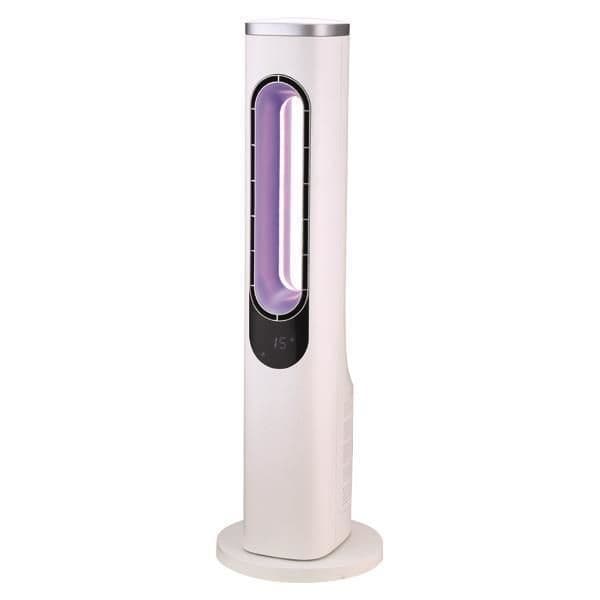 Radiateur soufflant sans ailettes 50W refroidissement - 2400W chauffage avec affichage Led vue 1