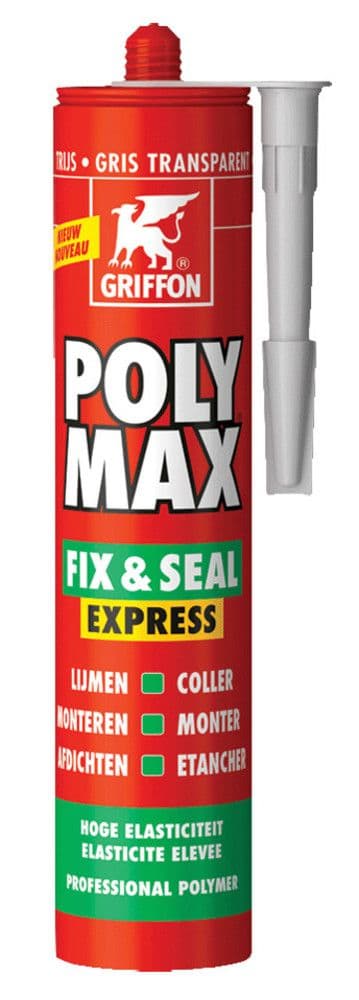 Griffon Polymax Express colle de montage universelle à base de SMP 300 g gris vue 1