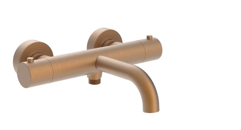 GO Van Marcke Verona mitigeur bain/douche thermostatique or rose brossé vue 1