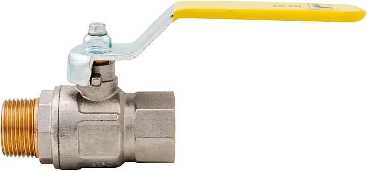 ROBINET A BILLE NAT/PROP BUT 1/2"MF vue 1
