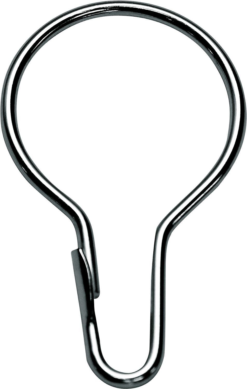 MOUSQUETON POUR RIDEAU DE DOUCHE CHROME vue 1