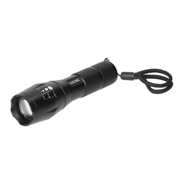 Lampe de poche Led CREE 10W avec zoom, 800lm, 3 x AAA, corps en Aluminium vue 1