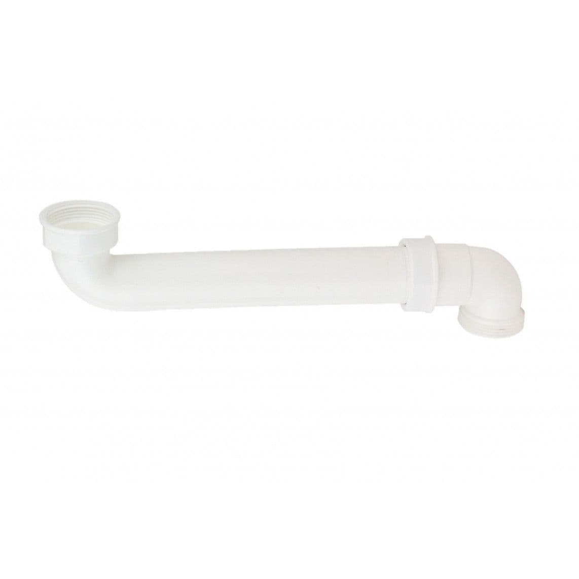 105785 KS VIEGA coude d’évacuation gain de place pour évier, blanc, 1 1/2" M x 290 mm x 1 1/2" M vue 1
