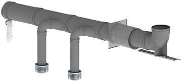 KIT DE BASE PP DN150 LV/LW 2XQUINTA ACE vue 1