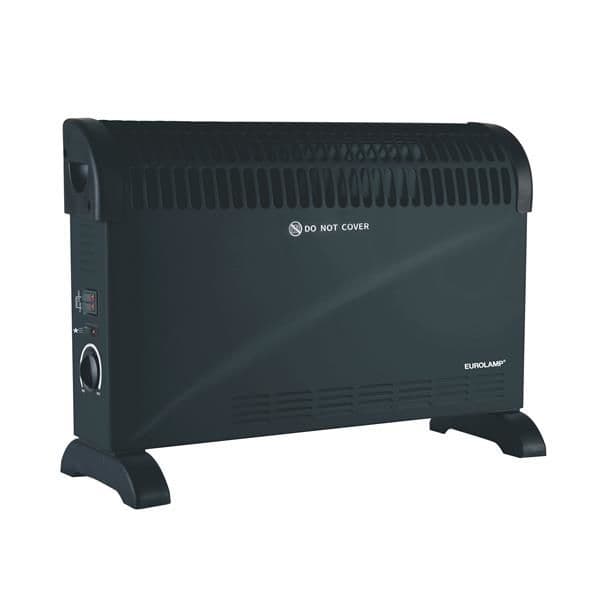 Chauffage convecteur Noir avec turbo 2000W vue 1