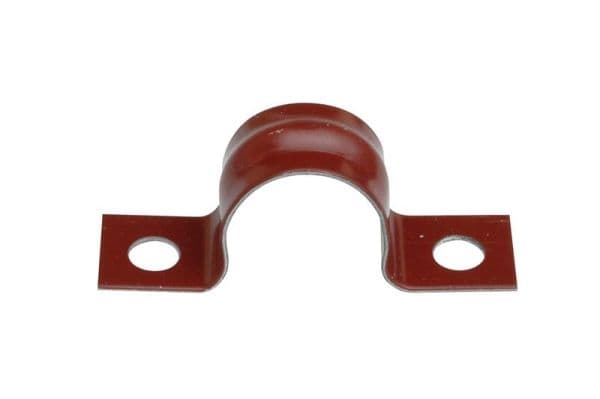 Attache en acier Rouge laquée 16mm vue 1