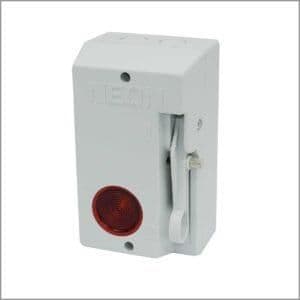 Coffret pompier à Led pré montée 2 pôles 16A 230V vue 1