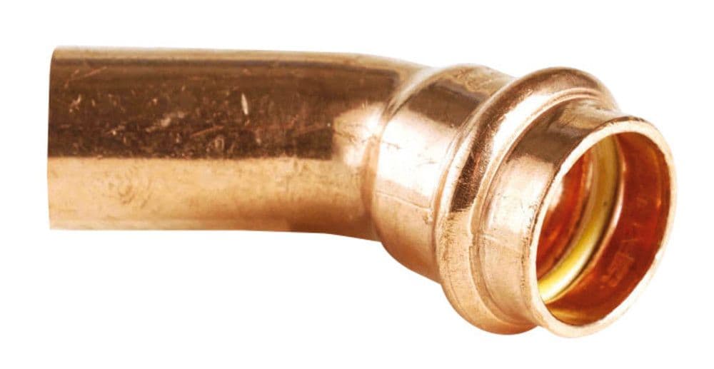 Conex Bänninger raccord sertir profil B cuivre gaz coude 45° MF 15 vue 1