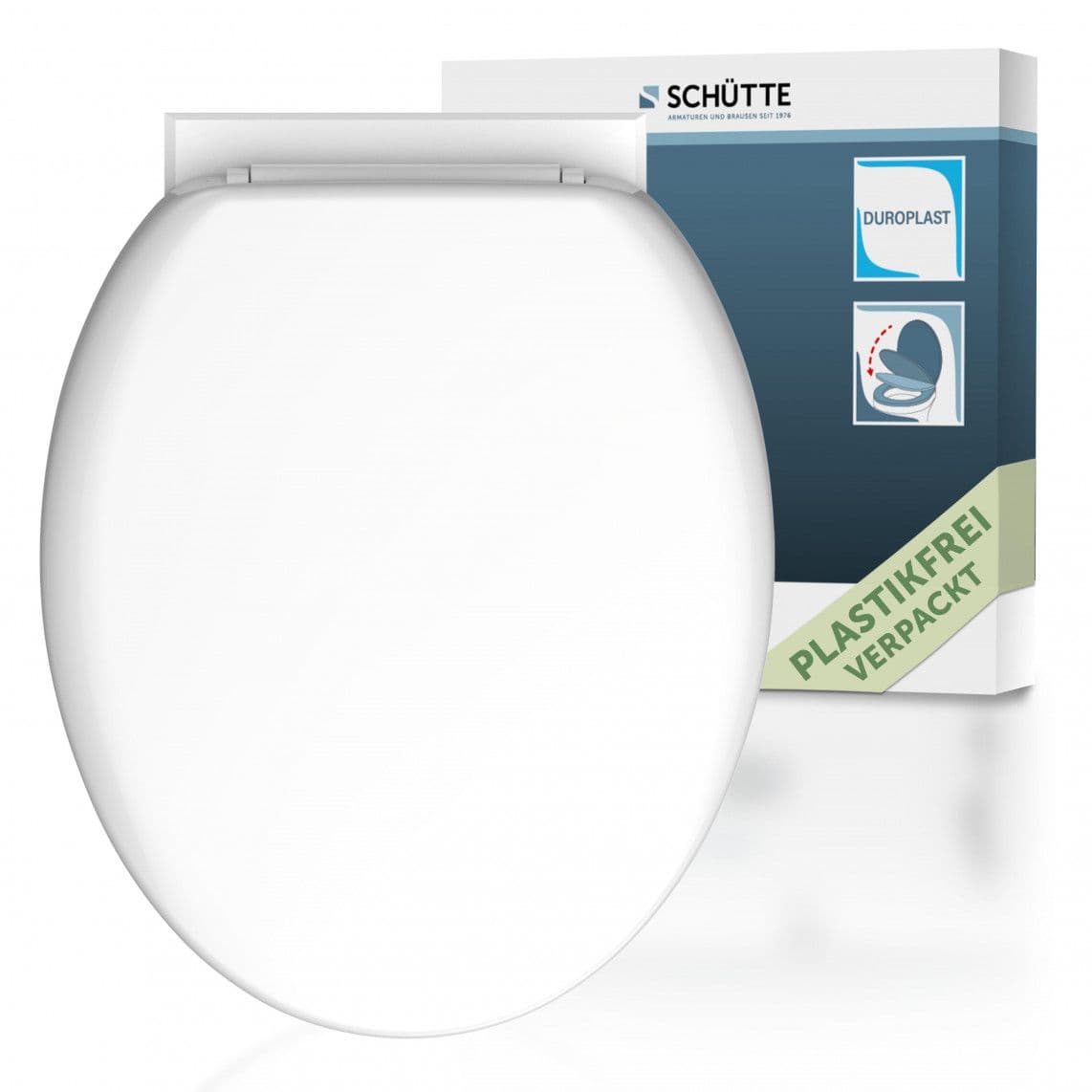 10220 abattant WC en Duroplast, blanc, avec frein de chute vue 1