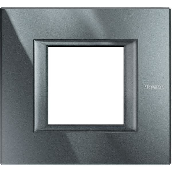 Axolute plaque 2 modules Anthracite vue 1