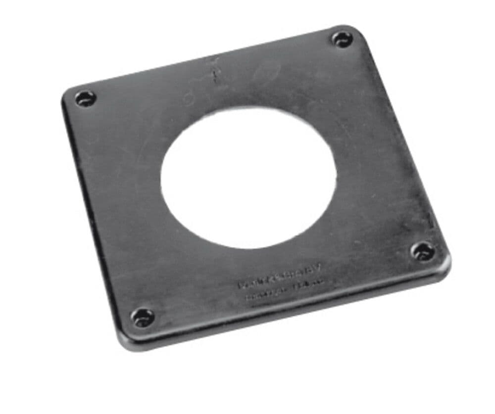 Muelink & Grol plaque murale pour terminal mural D60/100 plastique noir vue 1