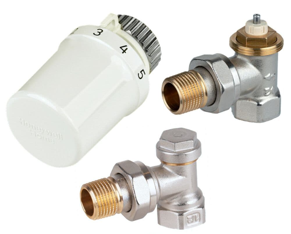 Honeywell Home set de radiateurs 4 points de raccordement équerre 1/2" vue 1