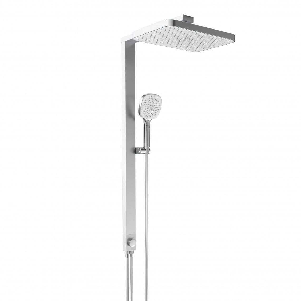 60685 LA PALMA Douche de tête-Set, chromé/blanc vue 1