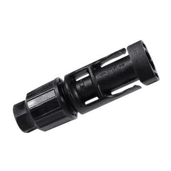 Fiche mâle PVC MC4 Noir vue 1