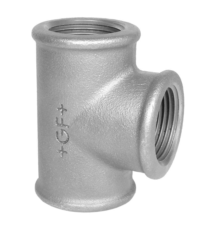 Georg Fischer galvanisé nr.130 Té 90° FFF 2 1/2" vue 1