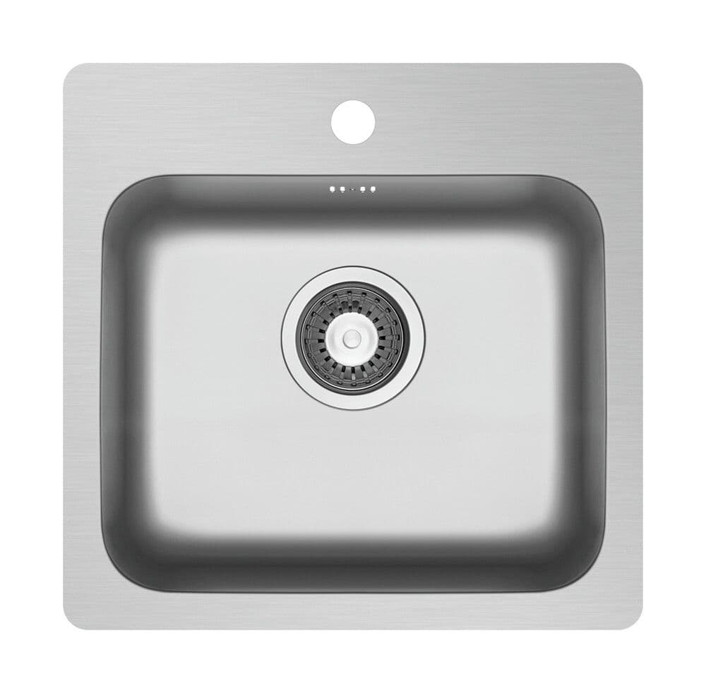 GO by Van Marcke Lia ForU évier complet 460x450mm 1 bac inox soupape décharge vue 1