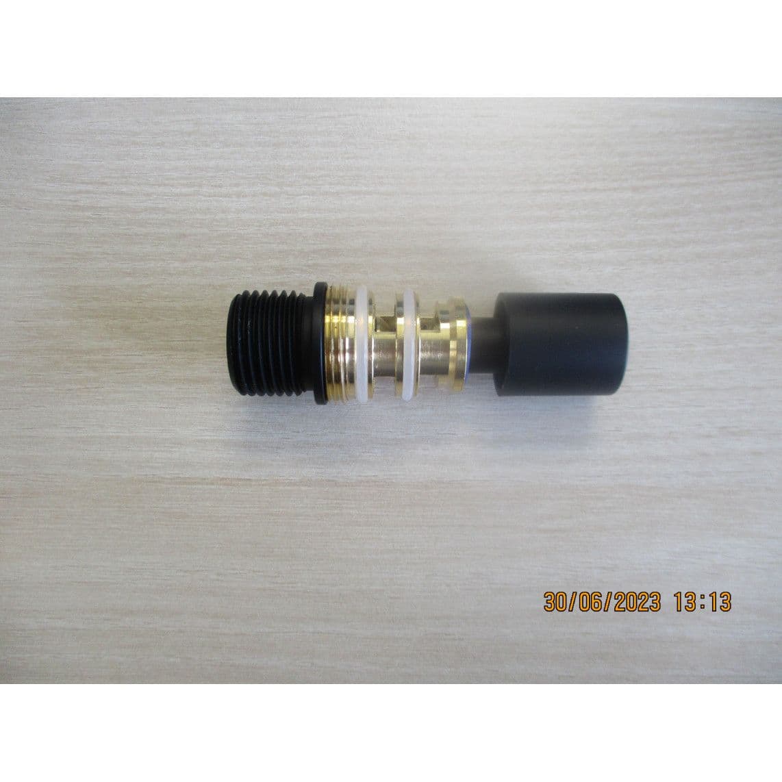 1202642 Robinet inverseur multipièces, noir mat, automatique, avec bouton, par ex. pour 44306 vue 1