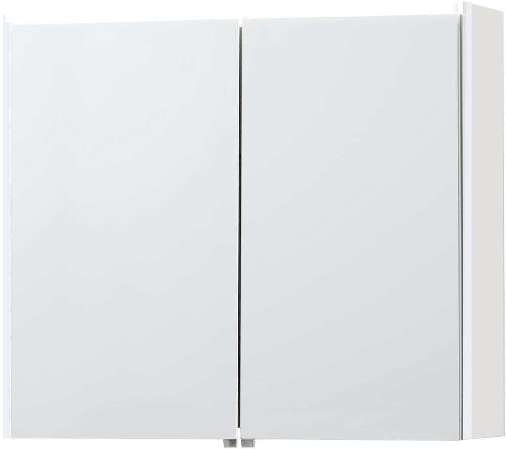 ARMOIRE DE TOILETTE MOLTO 81CM AVEC ECLAIRAGE LEDLINE POUDRE BLANC vue 1