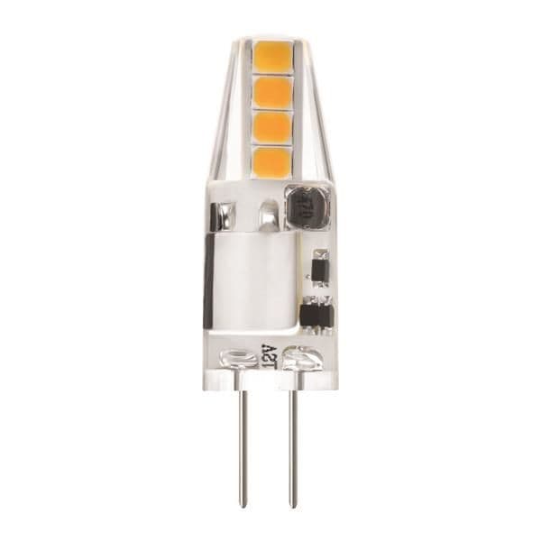 Lampe Led SMD G4 2W 12V 6500K silicone vue 1