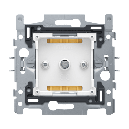 Socle pour interrupteur rotatif pour moteurs à 3 vitesses : 0-1-2 et 1-2-3, 20 A., fixation par griffes vue 1