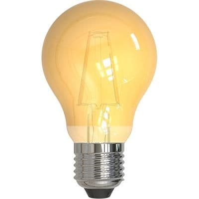 Lampe Led filament en verre coloré E27 12W couleur Jaune vue 1