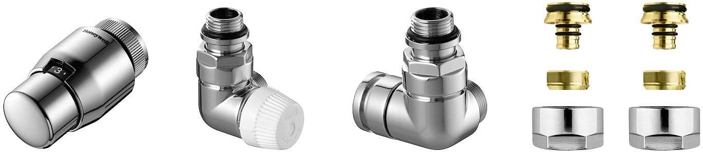 SET HONEYWELL DESIGN DOUBLE EQUERRE DROITE CHR M24-16X2 vue 1