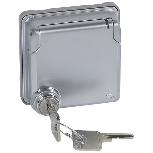 Soliroc adaptateur Mosaic à clé IP55 - IK10 vue 1