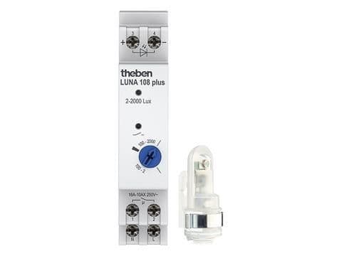 Interrupteur crépusculaire cellule murale 230V 50 - 60Hz 2 - 2000lux 1NO 16A vue 1