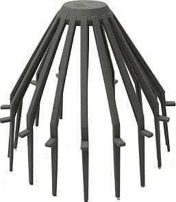 CRAPAUDINE D'AERATION RONDE PVC 80-100MM vue 1