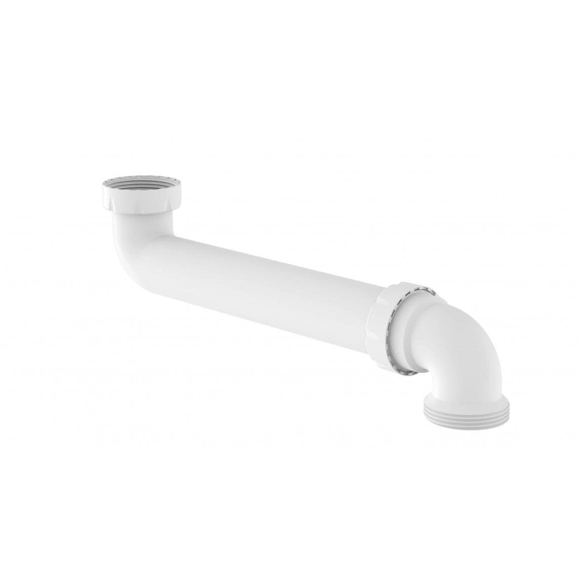 98833848 KS coude d’évacuation gain de place pour évier, blanc, 1 1/2" F x 290 mm x 1 1/2" M vue 1