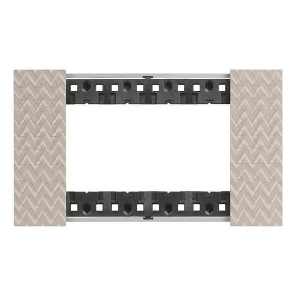 LNow plaque 4 modules Optic pour support référence K4704 vue 1